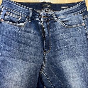 EUC Judy Blue Bleach Splashed Jeans 16W